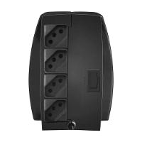 Estabilizador 300va Coletek, Monovolt 115v, 4 Tomadas, Preto - Es-300va-m