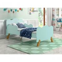 Mini Cama Nuvenzinha Verde Com Proteção Lateral E Colchão - 2