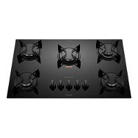 Cooktop 5 Bocas Preto Com Mesa De Vidro Atlas U Top Preto Bivolt - 1