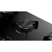 Cooktop 5 Bocas Preto Com Mesa De Vidro Atlas U Top Preto Bivolt - 5