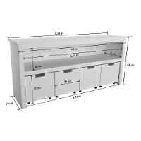 Organizador Infantil Com Baús Amy 100% Mdf - 3