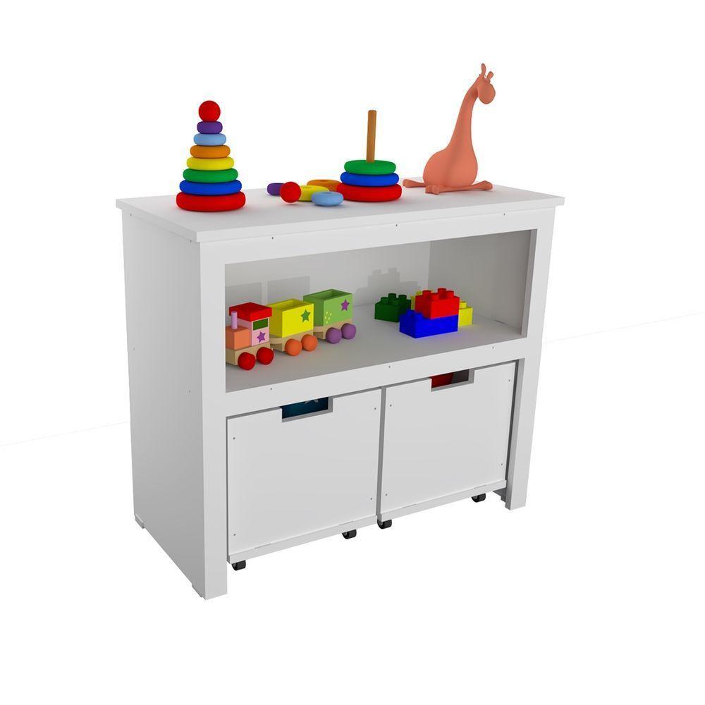 Organizador Infantil Com Baús Adonis 100% Mdf Brinquedos - 6