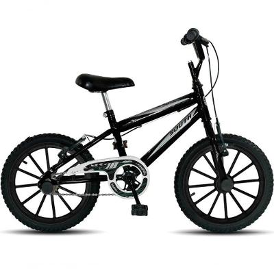 Bicicleta Aro 16 Infantil South Ferinha Para Meninos - Preto Preto