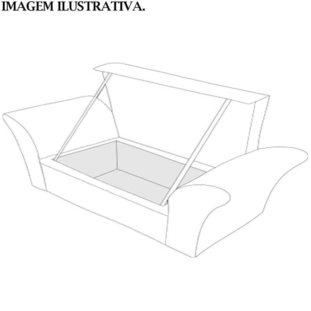 Recamier Calçadeira Bau 160 Cm Pes Mdf Ogeo Linho Sl 75 Peer Sl 75 - 8