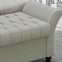 Recamier Calçadeira Bau 160 Cm Pes Mdf Ogeo Linho Sl 76 Peer Sl 76 - 6