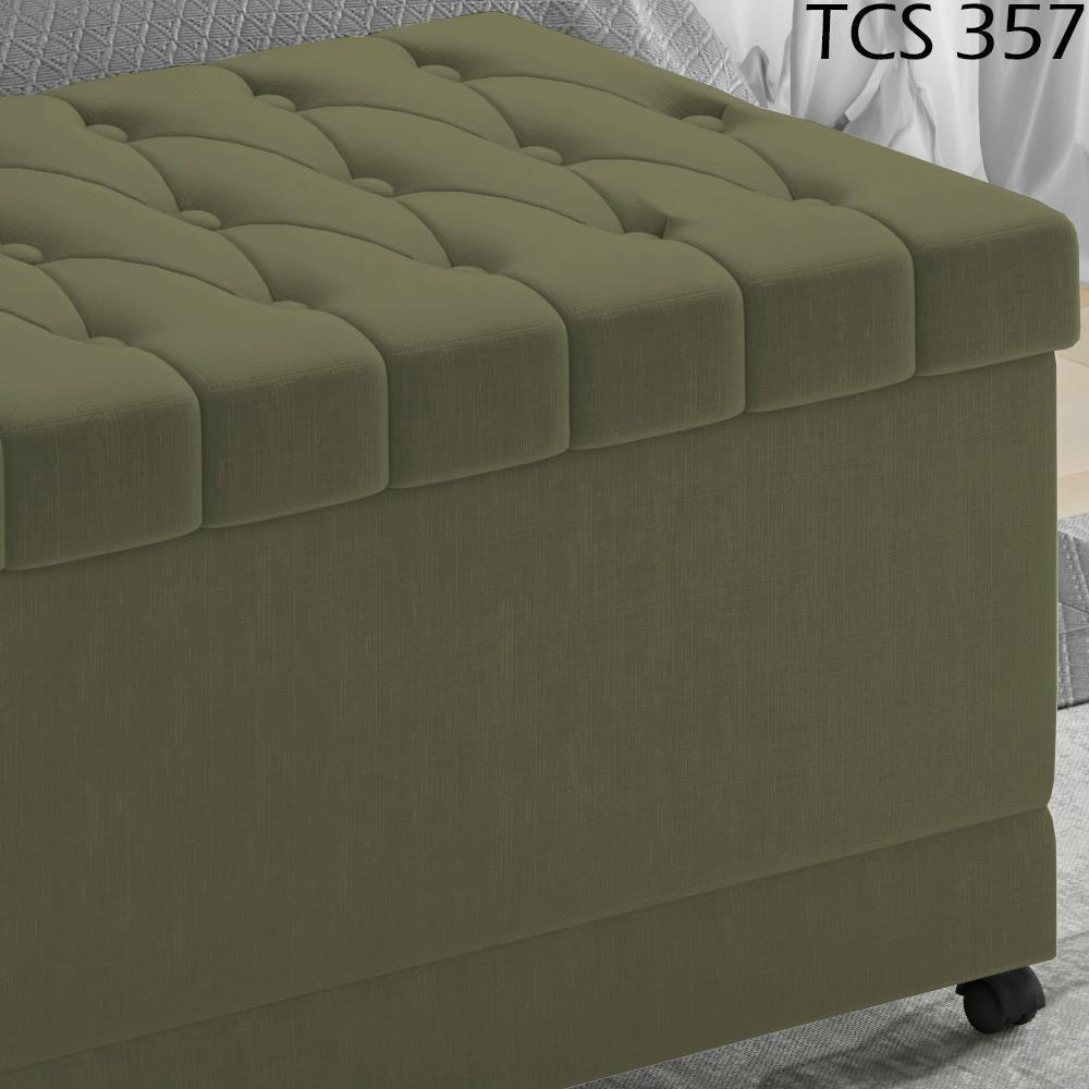 Recamier Calçadeira Bau 140 Cm Rodizios Madi Corano Tcs 357 Peer Tcs 357 - 5