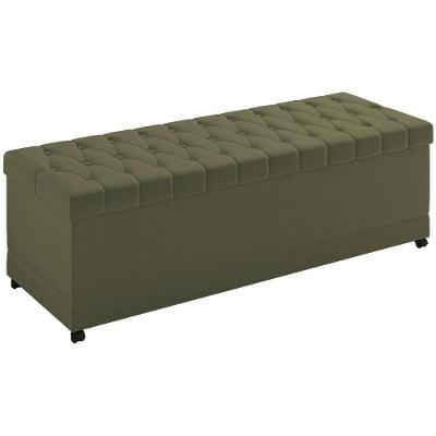 Recamier Calçadeira Bau 140 Cm Rodizios Madi Corano Tcs 357 Peer Tcs 357