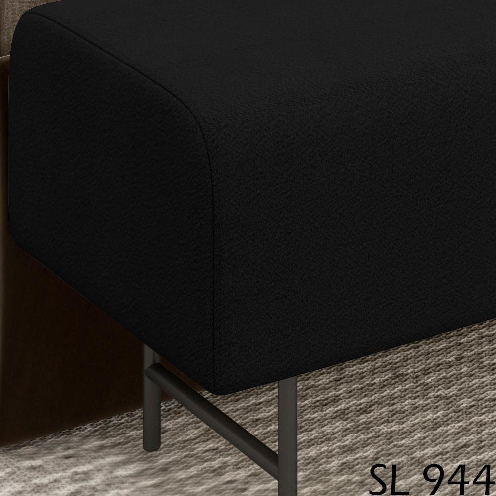 Puff Recamier 143 Cm Pes Metal Baid Veludo Sl 944 Peer Sl 944 - 3