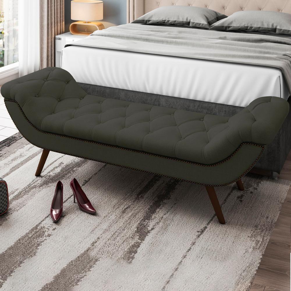 Puff Recamier 160 Cm Pes Palito Venez Linho Sl 74 Peer Sl 74 - 4