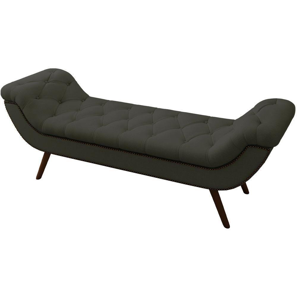 Puff Recamier 140 Cm Pes Palito Venez Linho Sl 74 Peer Sl 74 - 1