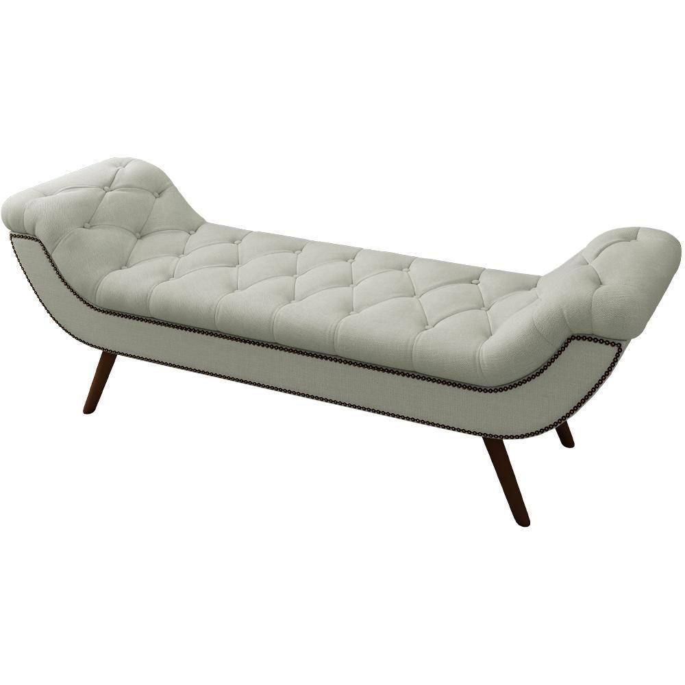 Puff Recamier 140 Cm Pes Palito Venez Linho Sl 76 Peer Sl 76 - 1