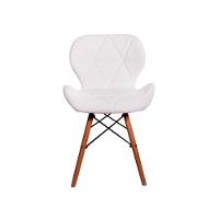 Conjunto Mesa Jantar Eiffel 100cm Branca e 02 Cadeiras Slim - 6