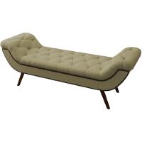 Puff Recamier 160 Cm Pes Palito Venez Linho Sl 75 Peer Sl 75 - 1