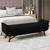 Puff Recamier 140 Cm Pes Madeira Leville Veludo Sl 944 Peer Sl 944 - 9