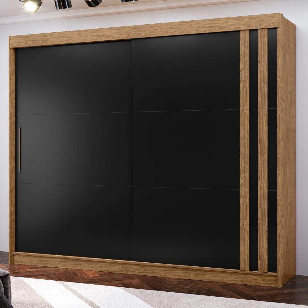 Guarda-roupa Casal 2 Portas 4 Gav 100% Mdf Mx Móveis Seul - 2