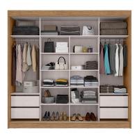 Guarda-roupa Casal 2 Portas 4 Gav 100% Mdf Mx Móveis Seul - 5