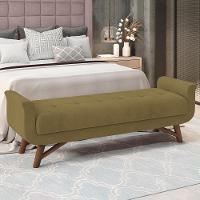 Puff Recamier 140 Cm Pes Madeira Leville Veludo Sl 945 Peer Sl 945 - 13