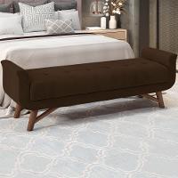 Puff Recamier 140 Cm Pes Madeira Leville Veludo Sl 942 Peer Sl 942 - 2