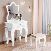 Penteadeira Infantil Laila Premium Com Banqueta Branco - 1