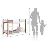 Beliche Infantil Theo Branco Com Colchões