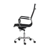 2 Cadeiras Escritório Mesh Presidente Preta Base Giratória