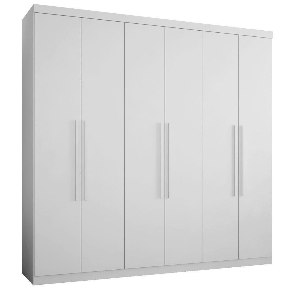 Roupeiro Gold 6 Portas Branco - 5