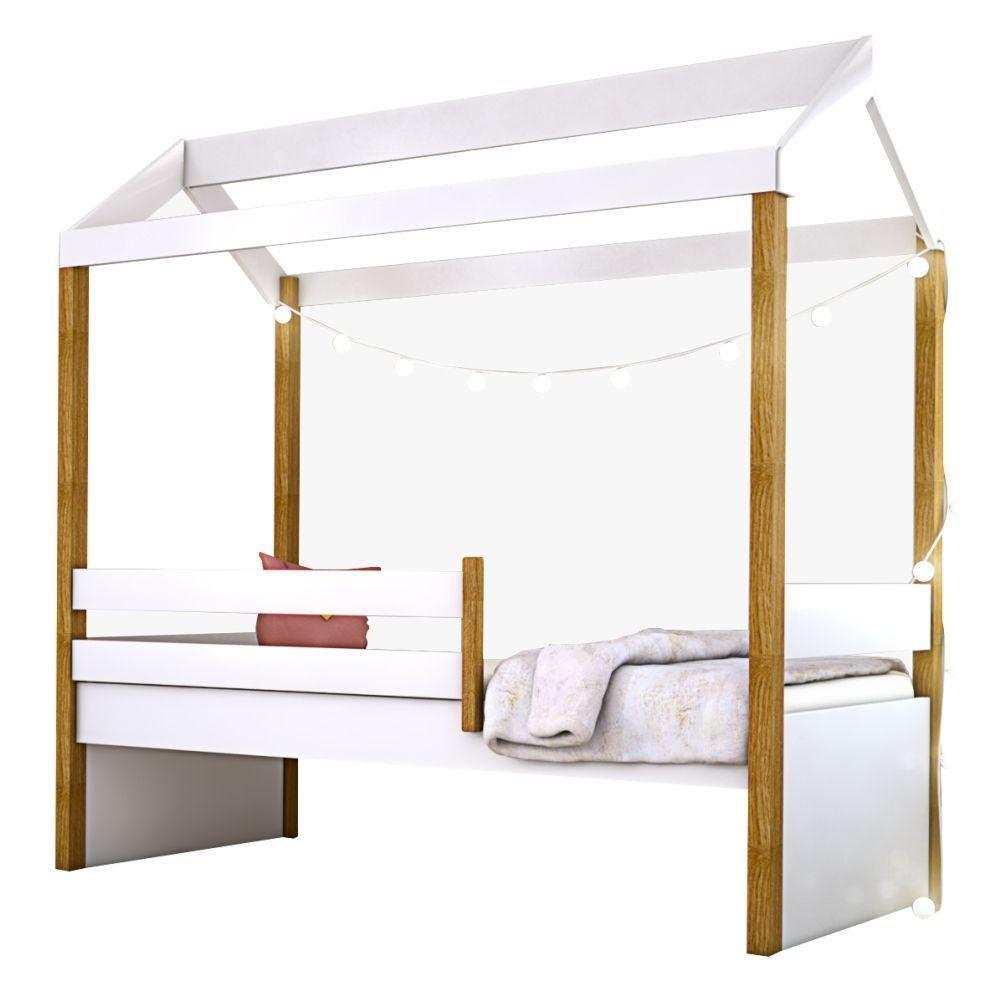 Cama Montessoriana Exclusiv Solteiro Com Fio De Luz - 4