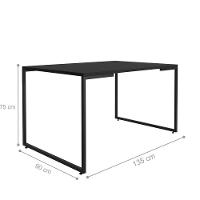 Conjunto Armário E Mesa Cassia Preto