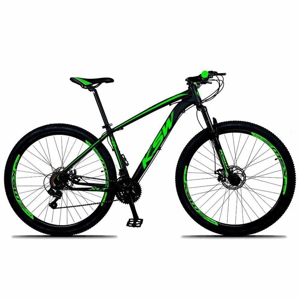 Bicicleta Aro 29 Ksw 21 Marchas Shimano Freios A Disco e K7 - 4
