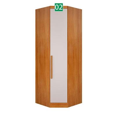 Guarda Roupa Casal Safira 001 9 Portas de Bater 6 Gavetas Cumaru-Fendi MDF