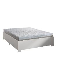 Cama Box Casal Desmontável Com Colchão De Espuma D33 Millenium Pillow Top 138x188x50cm Bege / Branco - 2