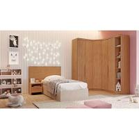 Modulo Cantoneira P/ Guarda-roupa Com 4 Prateleiras Cumaru - 3