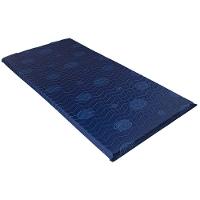 Colchonete Solteiro D20 Napa Azul Impermeável Lavável (78x188x8) - Luckspuma - 1