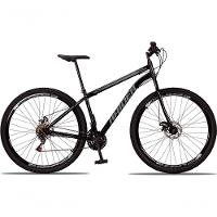 Bicicleta 29 Raider Sport Aço 21 Marchas Freio A Disco Preto+cinza - 5