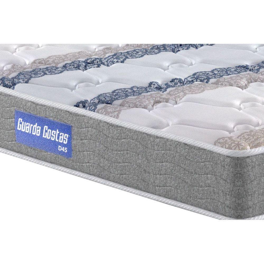 Cama Box Queen: Colchão Espuma D45 Probel Guarda Costas + Base CRC Suede Brown(158x198) - 2