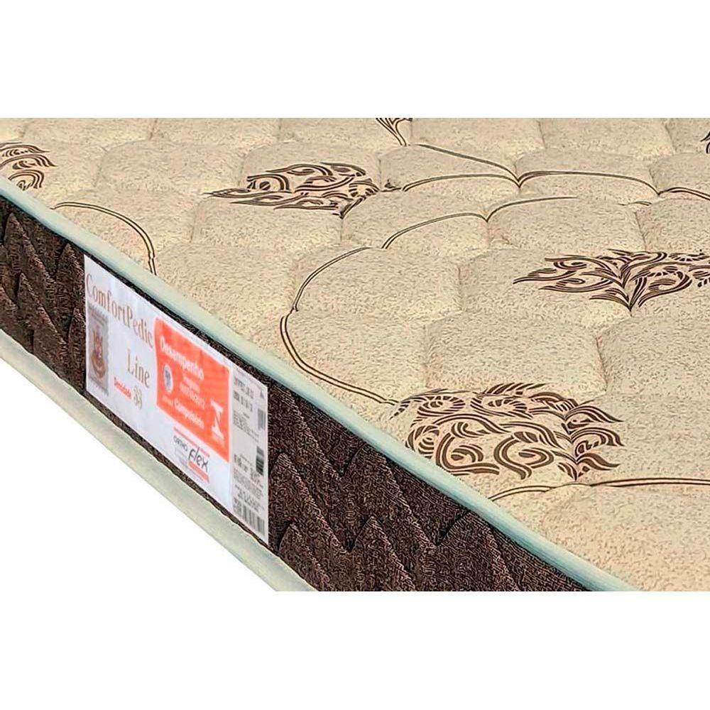 Cama Box Solteiro CRC + Colchão D28 Orthoflex + Armário Multiuso Margarida Branco - 2