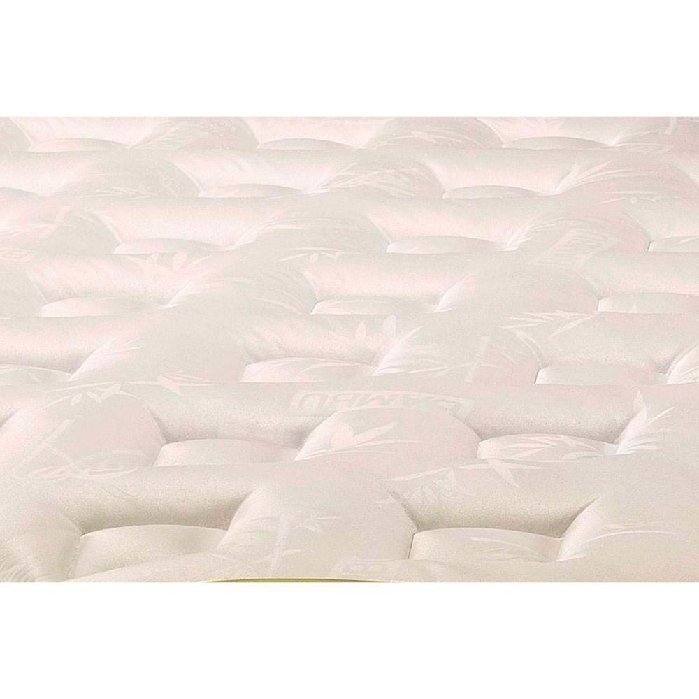 Cama Box Queen: Colchão Molas MasterPocket Ensacadas Herval   Meditare + Base CRC Suede Marrom(158x198) - 3