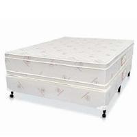 Cama Box + Colchão Castor Casal Hotel Collection Fire Retardant Double Face Pocket 138x188x60cm - 1