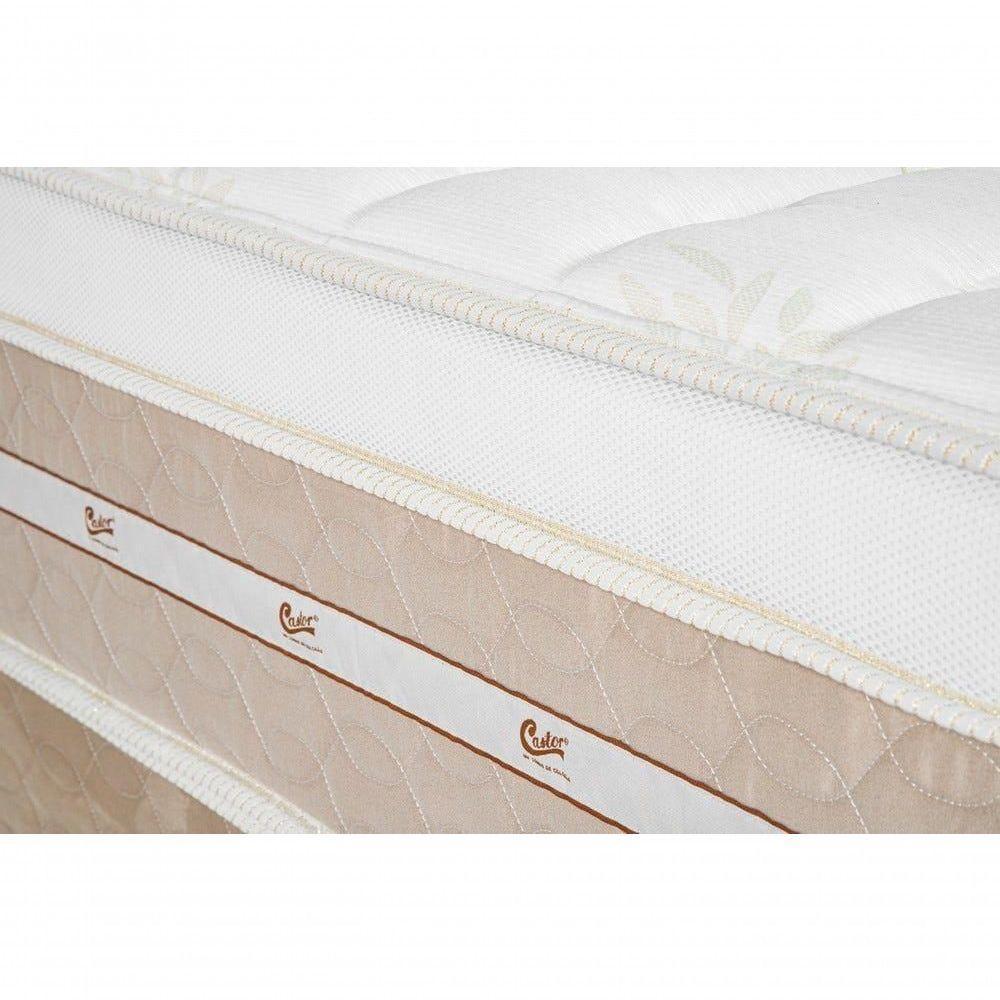 Cama Box + Colchão Castor Solteiro Silver Star Air One Face Pocket 88x188x59cm - 5