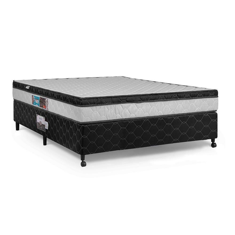 Cama Box + Colchão Castor Casal Montblanc One Face D45 138x188x52cm - 5