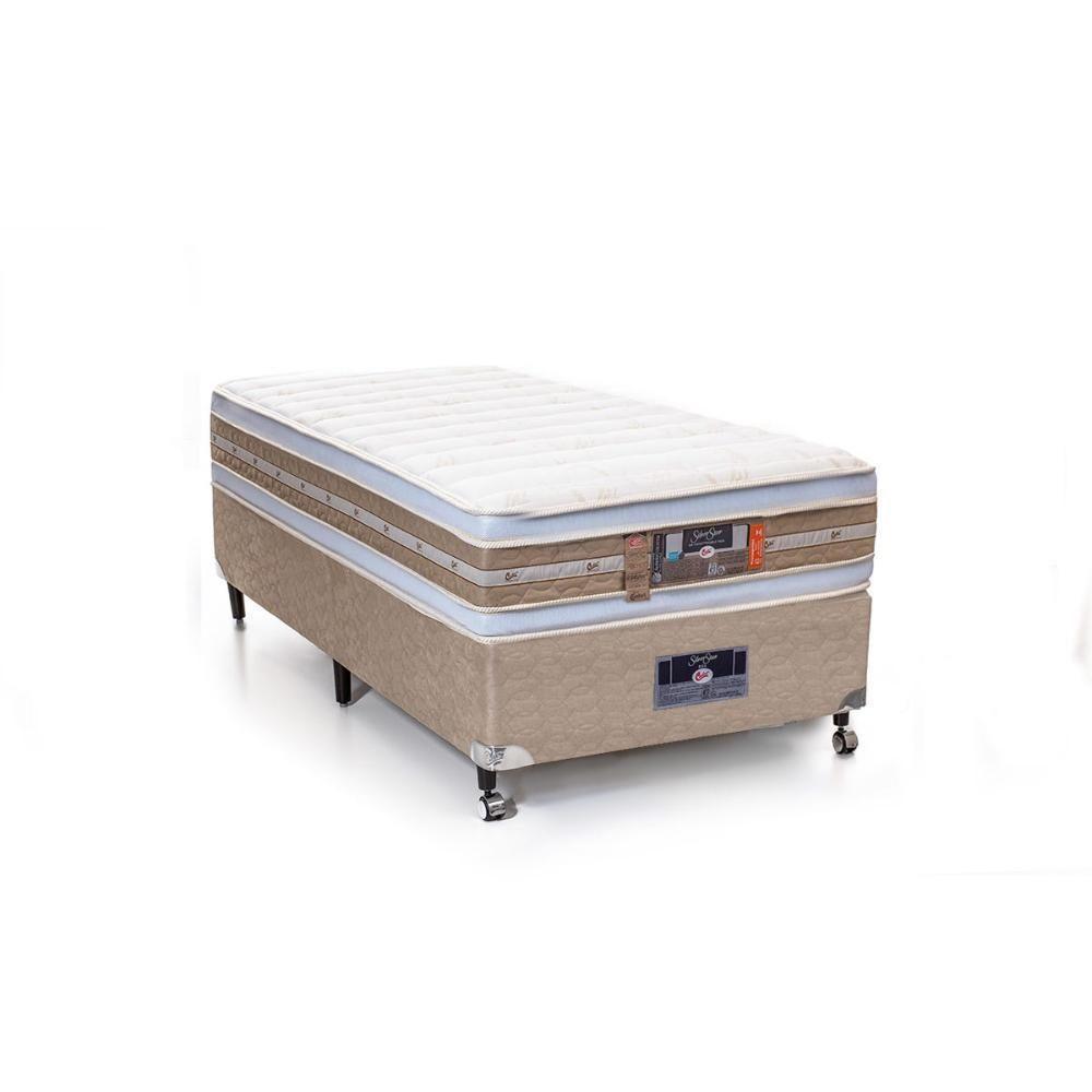 Cama Box + Colchão Castor Solteiro Silver Star Air Double Face Pocket 100x200x61cm - 5