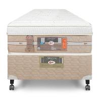 Cama Box + Colchão Castor Solteiro Silver Star Air One Face Pocket 96x203x59cm - 8