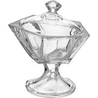 Oasis Potiche 24X20X20Cm Vidro Transp Com Tampa