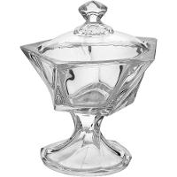 Oasis Potiche 24X20X20Cm Vidro Transp Com Tampa - 5