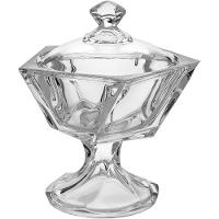 Oasis Potiche 24X20X20Cm Vidro Transp Com Tampa - 9