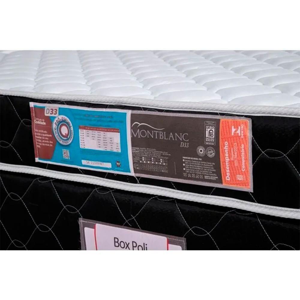 Cama Box + Colchão Castor Queen Montblanc Double Face D33 158x198x42cm - 2