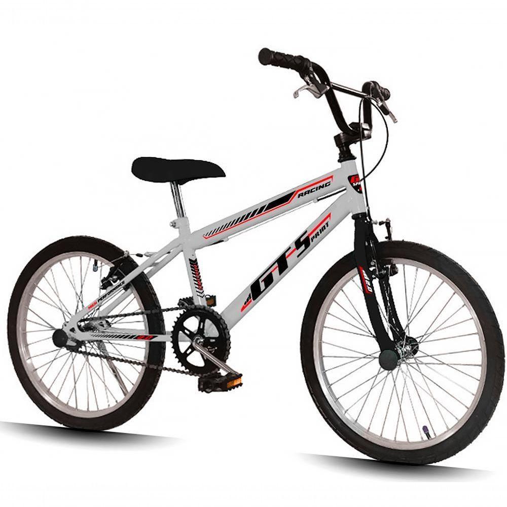 Bicicleta Mtb Aro 20 Gt Sprint Racing Infantil Freio V-brake Branco - 2