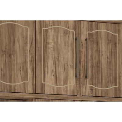 Guarda Roupa Casal Londres Capelinha Atacama 13 Portas Bater 7 Gavetas Blush Santos
