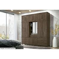 Guarda Roupa Casal 13 Portas e 7 Gavetas Londres Capelinha Atacama - Santos Andirá - 8