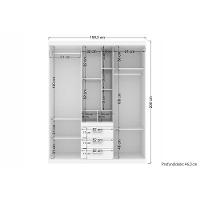 Guarda Roupa Solteiro 5 Portas E 3 Gavetas Havana Star 5.3 Demolição - Santos Andirá - 3